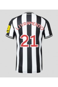 Newcastle United Tino Livramento #21 Jalkapallovaatteet Kotipaita 2023-24 Lyhythihainen